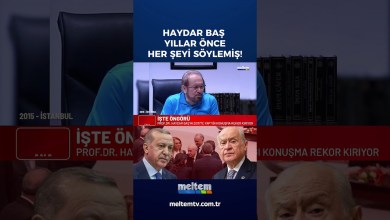 Haydar Baş’ın eski konuşması izlenme rekoru kırdı! Yıllar önce her şeyi söylemiş! Haydar Baş’ın eski konuşması izlenme rekoru kırdı! Yıllar önce her şeyi söylemiş!