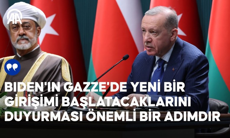Biden’ın Gazze’de ateşkes için yeni girişimi başlatacaklarını duyurması önemli bir adımdır Biden’ın Gazze’de ateşkes için yeni girişimi başlatacaklarını duyurması önemli bir adımdır