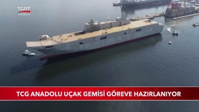 TCG Anadolu Uçak Gemisi Göreve Hazırlanıyor TCG Anadolu Uçak Gemisi Göreve Hazırlanıyor
