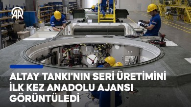 ALTAY Tankı’nın seri üretimini ilk kez Anadolu Ajansı görüntüledi ALTAY Tankı’nın seri üretimini ilk kez Anadolu Ajansı görüntüledi