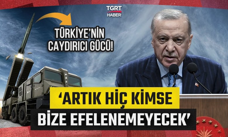 Türkiye’nin Caydırıcı Gücü Tayfun! Erdoğan: “Artık Hiç Kimse Bize Efelenemeyecek” – TGRT Haber Türkiye’nin Caydırıcı Gücü Tayfun! Erdoğan: “Artık Hiç Kimse Bize Efelenemeyecek” – TGRT Haber