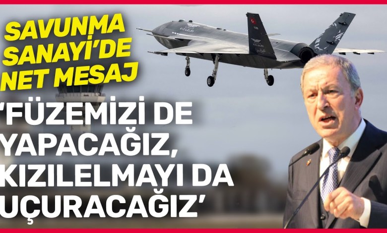 Bakan Akar’dan Savunma Sanayi Mesajı: Çatlasalar da Patlasalar da Yapacağız – TGRT Haber Bakan Akar’dan Savunma Sanayi Mesajı: Çatlasalar da Patlasalar da Yapacağız – TGRT Haber