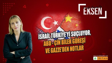 İsrail Türkiye’yi Suçluyor, ABD – Çin Bilek Güreşi ve Gazze’den Notlar| EKSEN İsrail Türkiye’yi Suçluyor, ABD – Çin Bilek Güreşi ve Gazze’den Notlar| EKSEN