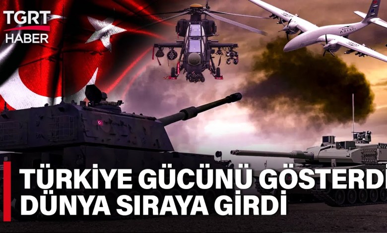 Türkiye’nin Savunma Sanayiinde Yıldızı Parlıyor: 170 Ülkenin Tercihi Türk Ürünleri! – TGRT Haber Türkiye’nin Savunma Sanayiinde Yıldızı Parlıyor: 170 Ülkenin Tercihi Türk Ürünleri! – TGRT Haber