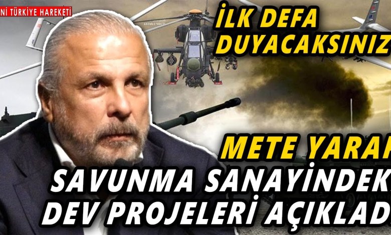 Mete Yarar Savunma Sanayi’ndeki Dev Projeleri Açıkladı | İlk Defa Duyacaksınız! Mete Yarar Savunma Sanayi’ndeki Dev Projeleri Açıkladı | İlk Defa Duyacaksınız!