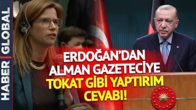 Erdoğan’dan Alman Gazeteciye Tokat Gibi Yaptırım Cevabı: Rusya’ya Rağmen Yaptık! Erdoğan’dan Alman Gazeteciye Tokat Gibi Yaptırım Cevabı: Rusya’ya Rağmen Yaptık!
