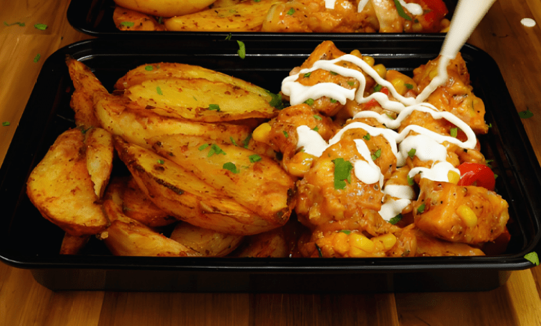Cajun Chicken Loaded Wedges Recipe with Grilled Vegetables and Crispy Potato Wedges Cajun Chicken Loaded Wedges Recipe with Grilled Vegetables and Crispy Potato Wedges