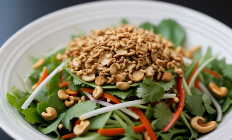 Thai Peanut Crunch: A Vibrant Salad Sensation Thai Peanut Crunch: A Vibrant Salad Sensation