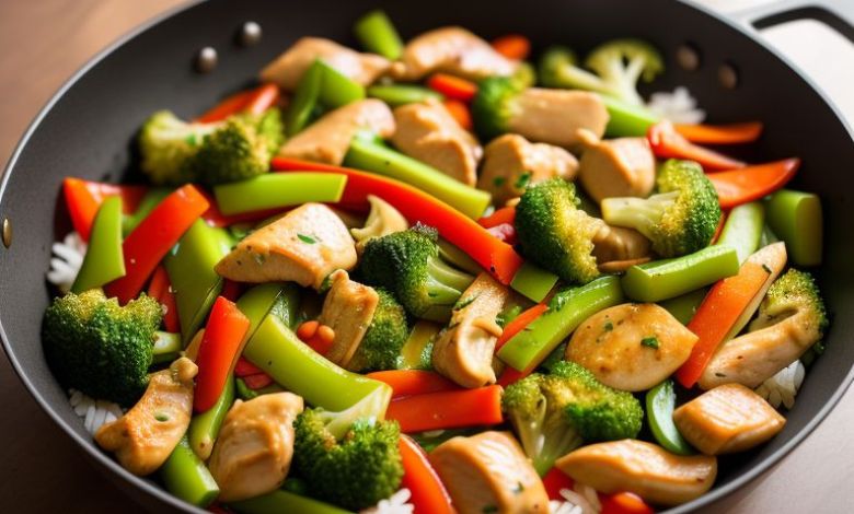 Easy Chicken & Vegetable Stir Fry Easy Chicken & Vegetable Stir Fry