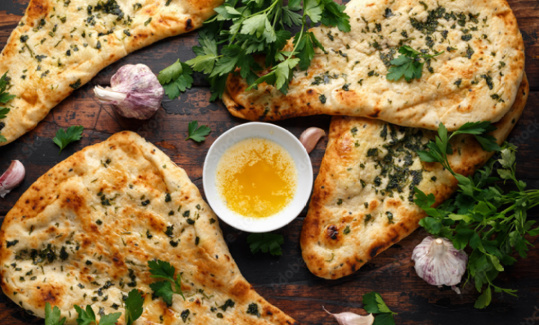Fluffiest Homemade Garlic Naan Fluffiest Homemade Garlic Naan