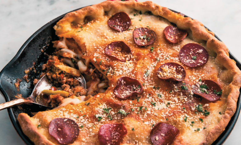 Irresistible Pizza Pot Pie Recipe Irresistible Pizza Pot Pie Recipe