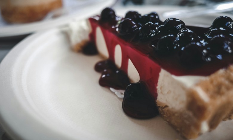 Delicious Blueberry Cheesecake Delicious Blueberry Cheesecake