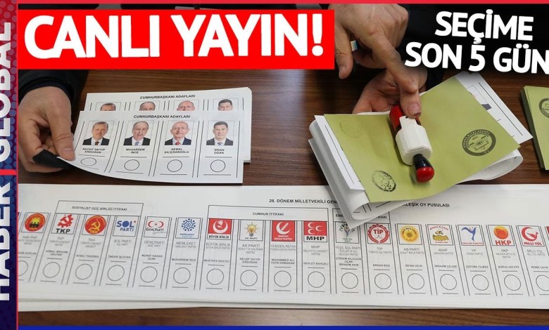 CANLI I 2023 Cumhurbaşkanlığı Seçimine 5 Gün Kaldı! İşte Son Gelişmeler… CANLI I 2023 Cumhurbaşkanlığı Seçimine 5 Gün Kaldı! İşte Son Gelişmeler…