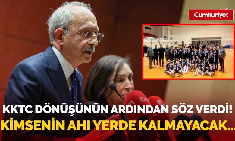 Kemal Kılıçdaroğlu, KKTC dönüşünde söz verdi! “Hiç kimsenin ahı yerde kalmayacak” Kemal Kılıçdaroğlu, KKTC dönüşünde söz verdi! “Hiç kimsenin ahı yerde kalmayacak”