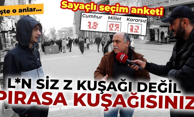 SAYAÇLI SEÇİM ANKETİ 2023! Siz Z kuşağı değilsiniz pırasa kuşağınız!!! | Sokak Röportajları SAYAÇLI SEÇİM ANKETİ 2023! Siz Z kuşağı değilsiniz pırasa kuşağınız!!! | Sokak Röportajları