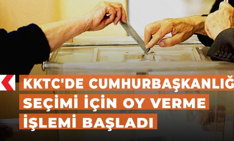 KKTC’de Cumhurbaşkanlığı seçimi için oy verme işlemi başladı KKTC’de Cumhurbaşkanlığı seçimi için oy verme işlemi başladı
