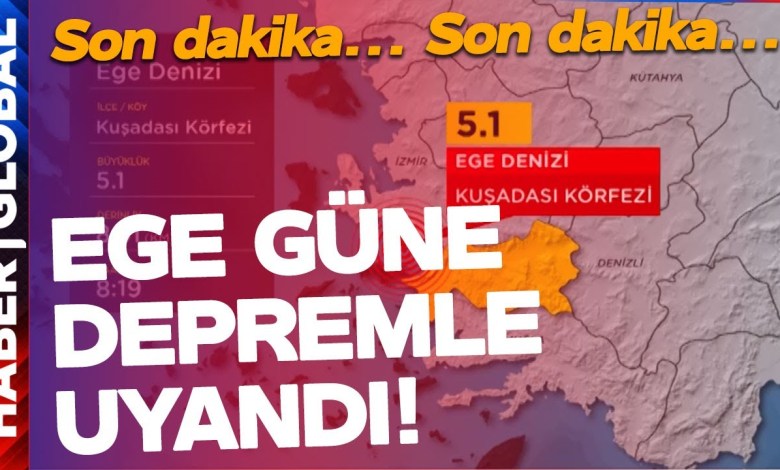 SON DAKİKA! Ege’de 5.1 Büyüklüğünde Deprem! Türkiye Güne Depremle Uyandı SON DAKİKA! Ege’de 5.1 Büyüklüğünde Deprem! Türkiye Güne Depremle Uyandı