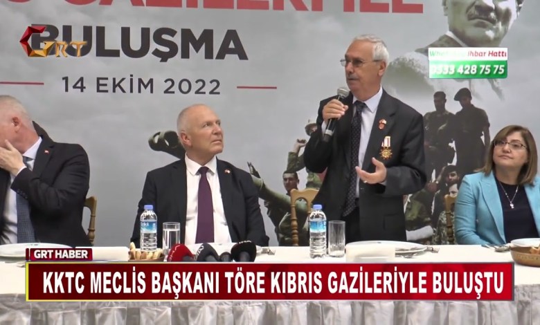 KKTC Meclis Başkanı Töre Kıbrıs Gazileriyle Buluştu KKTC Meclis Başkanı Töre Kıbrıs Gazileriyle Buluştu