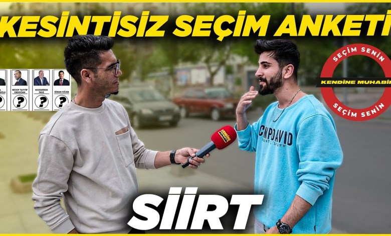 Erdoğan, Siirt’te Anket Kaybediyor! – Kesintisiz ve Sayaçlı Seçim Anketi Sonuçları Erdoğan, Siirt’te Anket Kaybediyor! – Kesintisiz ve Sayaçlı Seçim Anketi Sonuçları