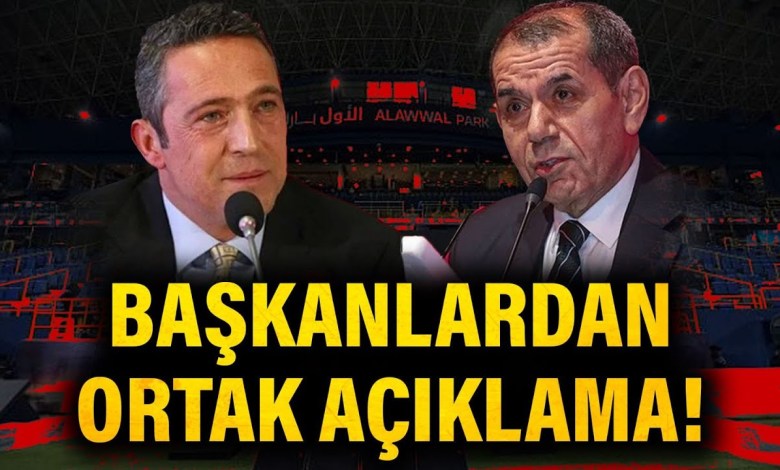 SON DAKİKA! İptal edilen Süper Kupa Finali’nin ardından kulüplerden ortak açıklama! SON DAKİKA! İptal edilen Süper Kupa Finali’nin ardından kulüplerden ortak açıklama!
