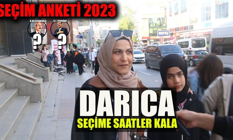 SEÇİME SAATLER KALA DARICA ‘da ŞOKA UĞRATAN SEÇİM ANKETİ 2023.Kılıçdaroğlu, Erdoğan, Sinan Oğan SEÇİME SAATLER KALA DARICA ‘da ŞOKA UĞRATAN SEÇİM ANKETİ 2023.Kılıçdaroğlu, Erdoğan, Sinan Oğan