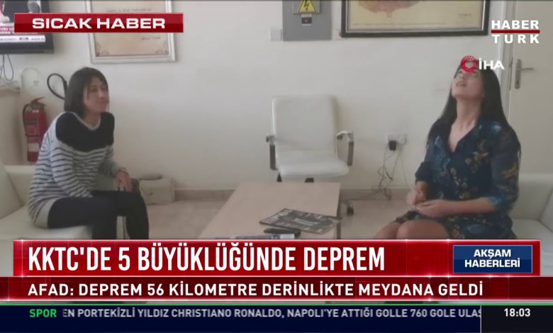 KKTC’de 5 büyüklüğünde deprem! KKTC’de 5 büyüklüğünde deprem!