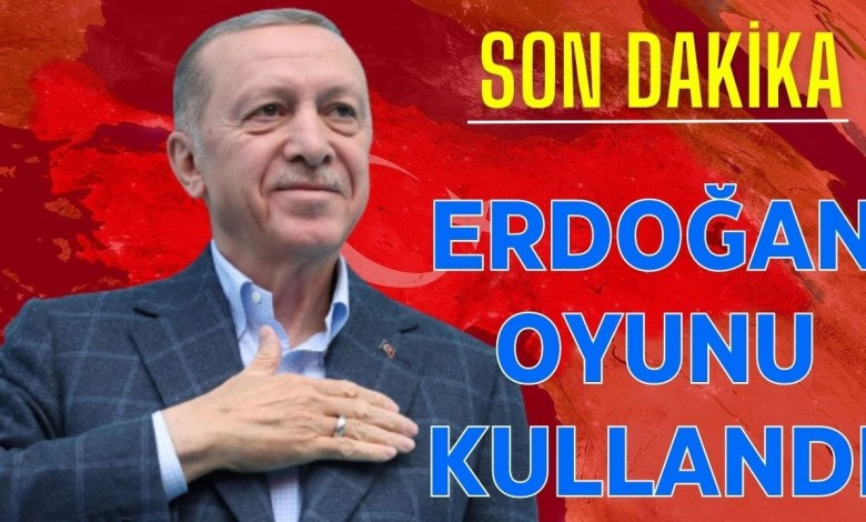 Başkan Erdoğan oyunu kullandı Türkiye seçim 2023 Başkan Erdoğan oyunu kullandı Türkiye seçim 2023