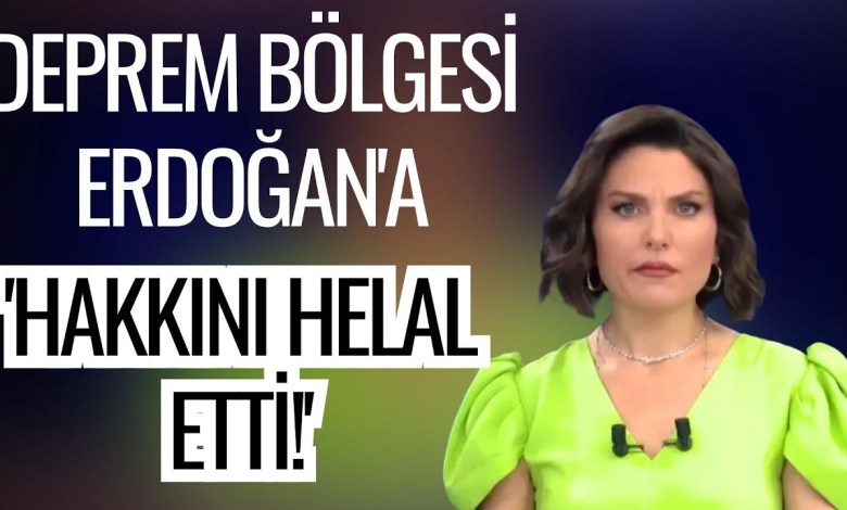 Deprem bölgesi Erdoğan’a hakkını helal etti! I Seçim 2023 Deprem bölgesi Erdoğan’a hakkını helal etti! I Seçim 2023