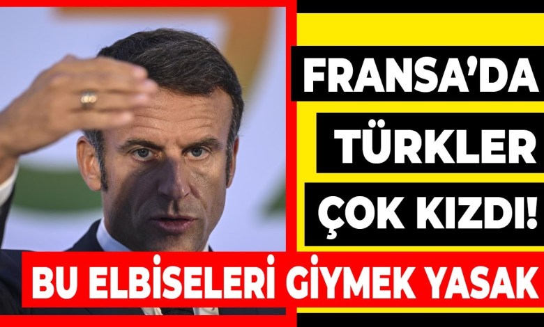 Fransa’da yaşayan Türkler bu yasağa karşı çıktı! Neler oluyor? Son dakika Avrupa haberleri Fransa’da yaşayan Türkler bu yasağa karşı çıktı! Neler oluyor? Son dakika Avrupa haberleri