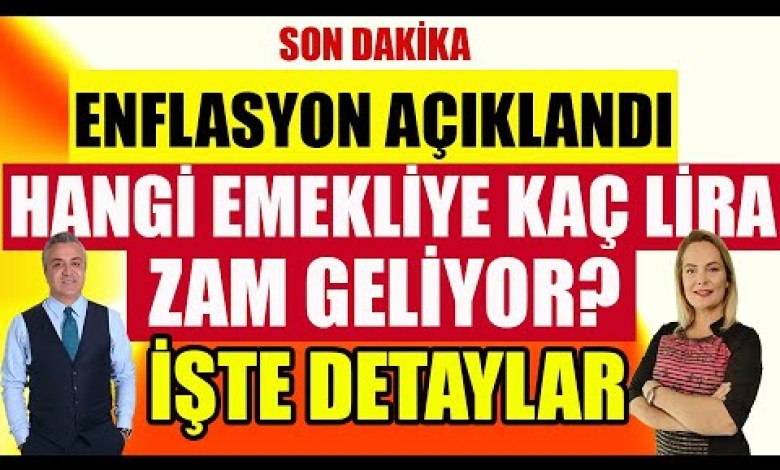Son Dakika Enflasyon Açıklandı Hangi Emekli Kaç Lira Maaş Alacak İşte Detaylar Son Dakika Enflasyon Açıklandı Hangi Emekli Kaç Lira Maaş Alacak İşte Detaylar