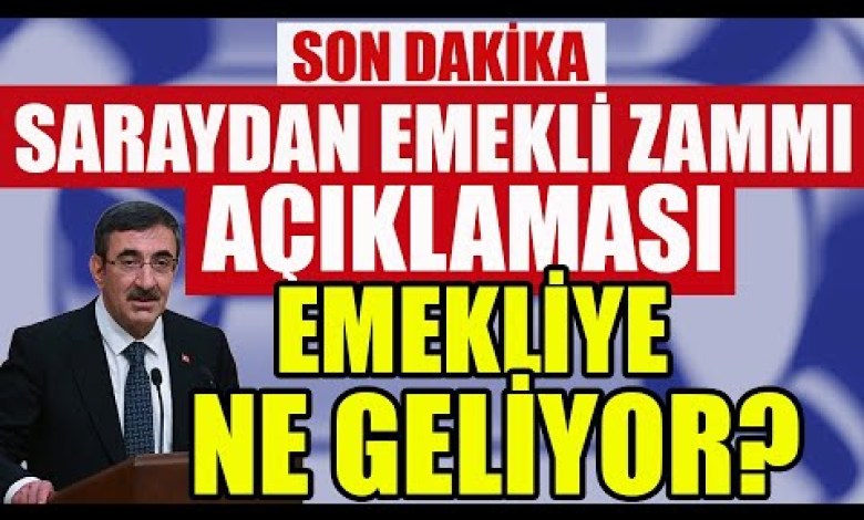 Son Dakika Saraydan Emekli Zammı Açıklaması Emekliye Ne Geliyor ? Son Dakika Saraydan Emekli Zammı Açıklaması Emekliye Ne Geliyor ?