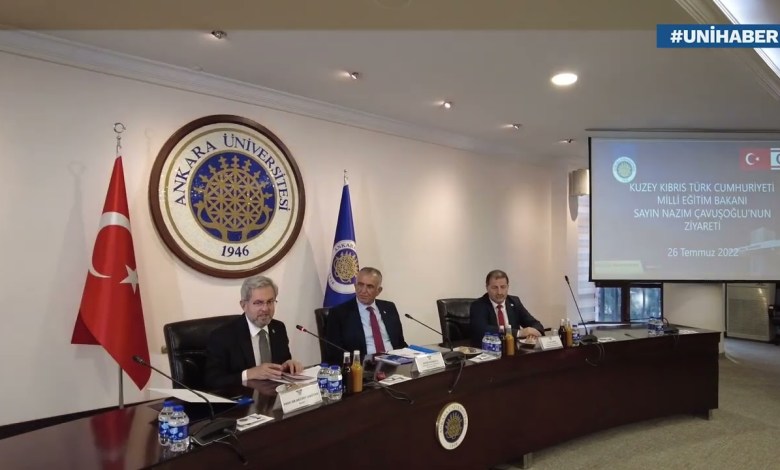 KKTC Milli Eğitim Bakanı Çavuşoğlu’ndan Ankara Üniversitesine Ziyaret KKTC Milli Eğitim Bakanı Çavuşoğlu’ndan Ankara Üniversitesine Ziyaret