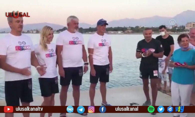 Kıbrıs Barış Harekatı’nın yıl dönümü: Mersin’den KKTC’ye yüzmeye başladılar Kıbrıs Barış Harekatı’nın yıl dönümü: Mersin’den KKTC’ye yüzmeye başladılar