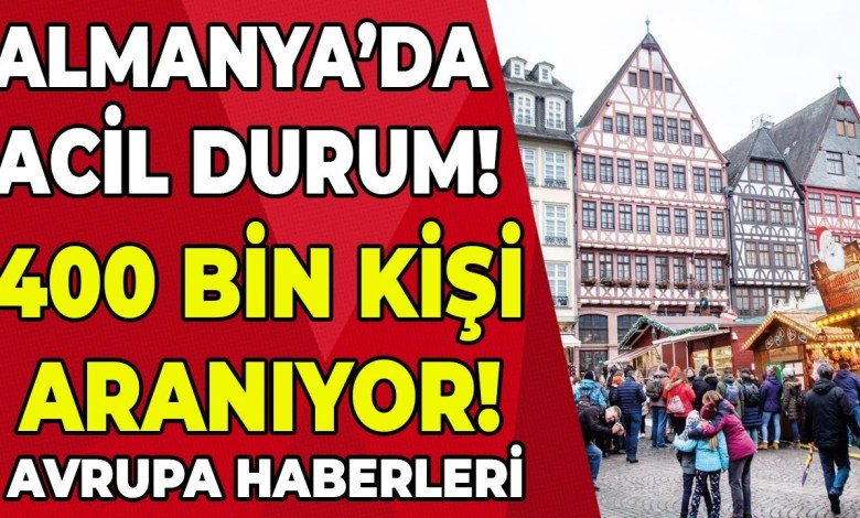 Almanya açıkladı! 400 bin kişi için karar verildi! Son dakika Avrupa haberleri canlı yayın Emekli TV Almanya açıkladı! 400 bin kişi için karar verildi! Son dakika Avrupa haberleri canlı yayın Emekli TV