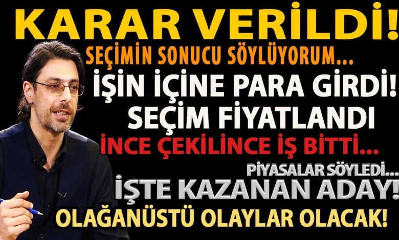 KARAR VERİLDİ! SEÇİM SONUCUNU AÇIKLIYORUM! İŞTE KAZANAN ADAY! OLAĞANÜSTÜ OLAYLAR OLACAK! KARAR VERİLDİ! SEÇİM SONUCUNU AÇIKLIYORUM! İŞTE KAZANAN ADAY! OLAĞANÜSTÜ OLAYLAR OLACAK!