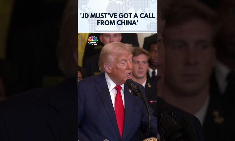 US President Donald Trump Mocks China Amid A Tariff War | Trump Tariff | N18G US President Donald Trump Mocks China Amid A Tariff War | Trump Tariff | N18G