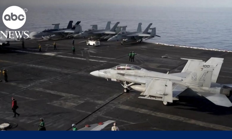 Navy: U.S. fighter jet falls off aircraft carrier and into Red Sea Navy: U.S. fighter jet falls off aircraft carrier and into Red Sea