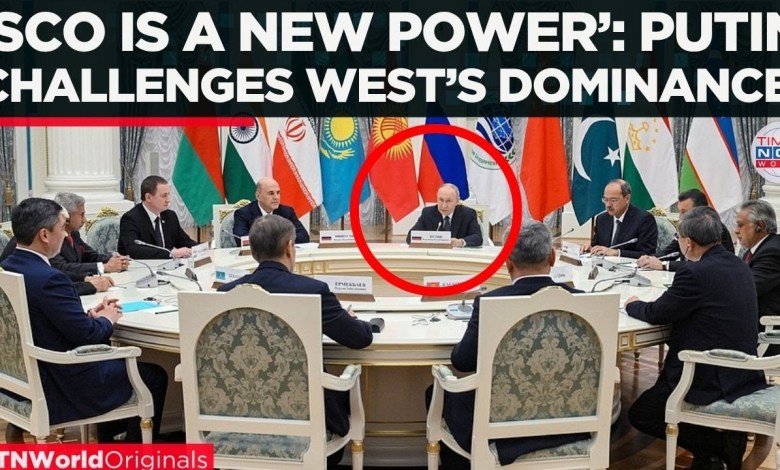 PUTIN ANNOUNCES SCO AS A NEW POWER BLOC, Russia Openly Challenges Western Dominance | World News PUTIN ANNOUNCES SCO AS A NEW POWER BLOC, Russia Openly Challenges Western Dominance | World News