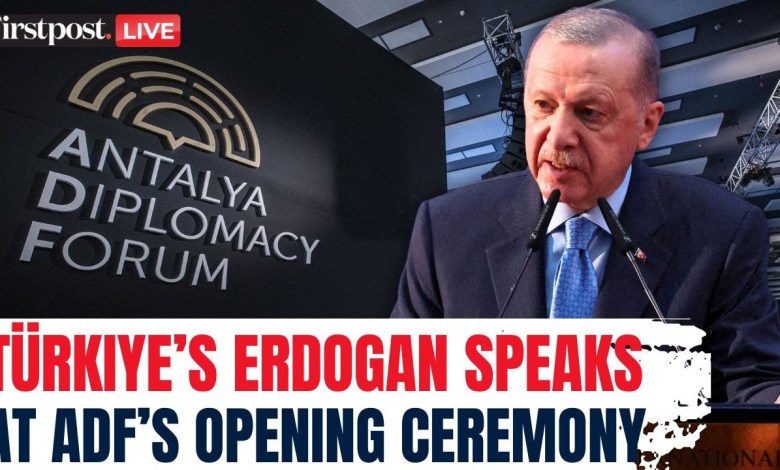 Erdogan LIVE: Turkish President Erdogan’s Address at Antalya Diplomacy Forum Opening Ceremony | N18G Erdogan LIVE: Turkish President Erdogan’s Address at Antalya Diplomacy Forum Opening Ceremony | N18G