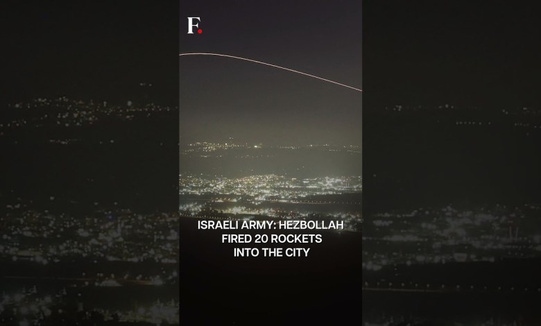 Hezbollah Fires At Least 20 Rockets Into Israel’s Haifa City | Subscribe to Firstpost Hezbollah Fires At Least 20 Rockets Into Israel’s Haifa City | Subscribe to Firstpost