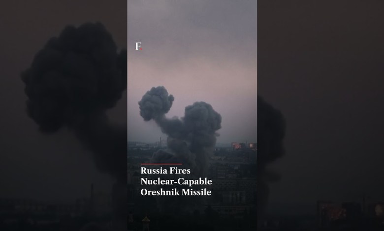 Russia Launches Nuclear-Capable Oreshnik Missile At Ukraine | Firstpost News Russia Launches Nuclear-Capable Oreshnik Missile At Ukraine | Firstpost News