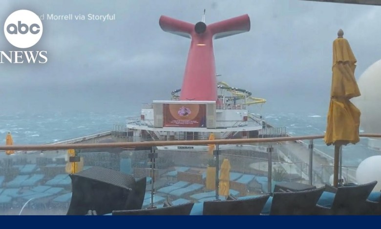 Cruise ship battered by storm off South Carolina | WNT Cruise ship battered by storm off South Carolina | WNT