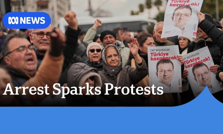 Protests break out after Erdogan’s rival arrested in Türkiye | ABC NEWS Protests break out after Erdogan’s rival arrested in Türkiye | ABC NEWS