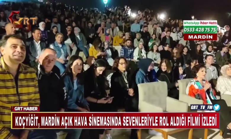 Koçyiğit Watched the Movie He Starred in with His Fans at the Mardin Open Air Cinema Koçyiğit Watched the Movie He Starred in with His Fans at the Mardin Open Air Cinema