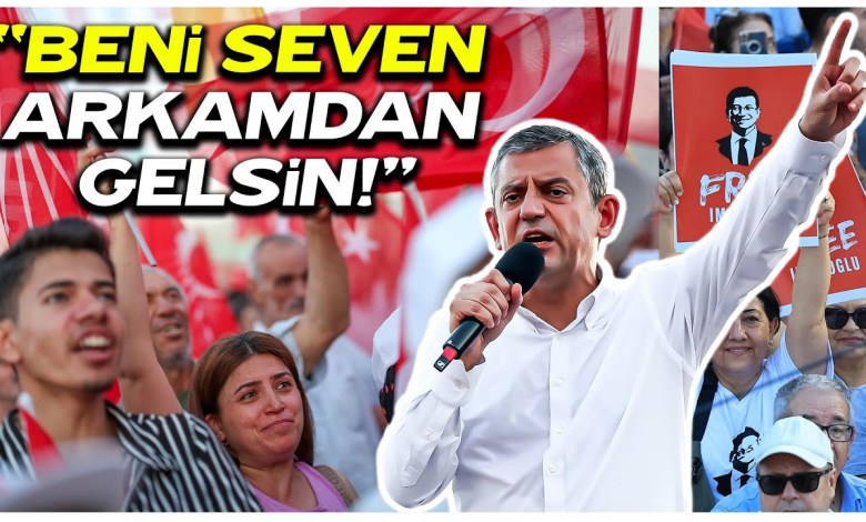 The big eagle rally from the CHP! Özgür Özel: Ekrem President is calling out! Who loves me comes behind me! The big eagle rally from the CHP! Özgür Özel: Ekrem President is calling out! Who loves me comes behind me!