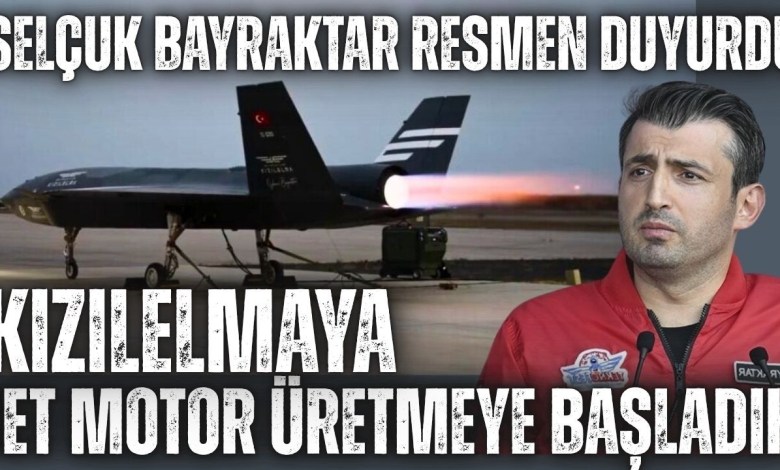 SELÇUK BAYRAKTAR ANNOUNCED..! WE PRODUCE JET ENGINE FOR KIZILLEM.!!! COMPLETELY LOCAL AND NATIONAL!! SELÇUK BAYRAKTAR ANNOUNCED..! WE PRODUCE JET ENGINE FOR KIZILLEM.!!! COMPLETELY LOCAL AND NATIONAL!!