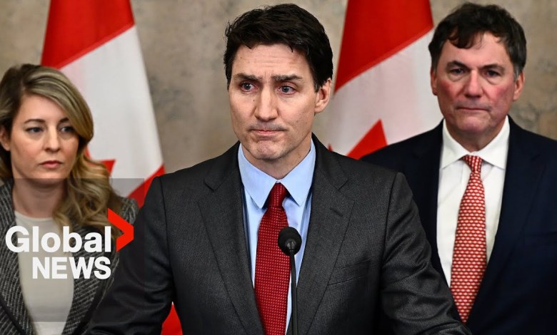 Canada’s Trudeau announces 25% counter tariffs on US goods | LIVE Canada’s Trudeau announces 25% counter tariffs on US goods | LIVE