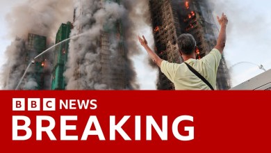 At least four killed as fire engulfs Hong Kong apartment blocks | BBC News At least four killed as fire engulfs Hong Kong apartment blocks | BBC News