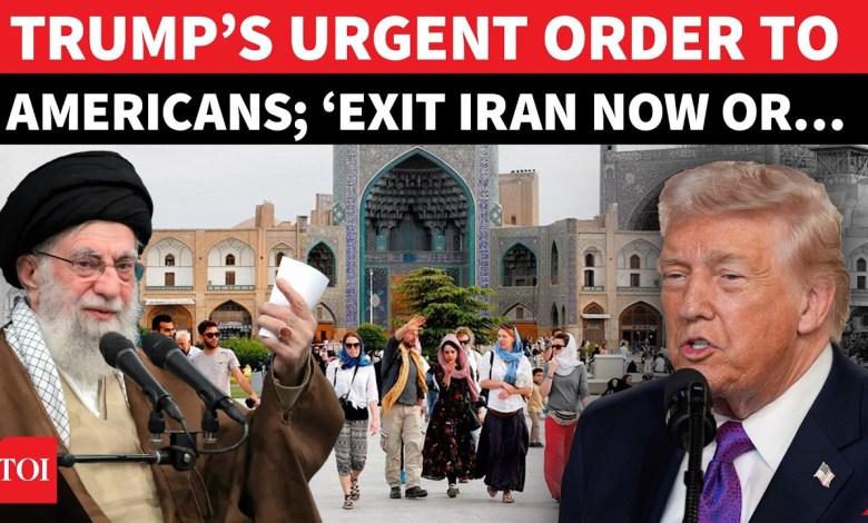 Trump’s EMERGENCY ORDER To Americans; ‘Leave Iran, Run To Turkey’ | Attack On Tehran Any Moment? Trump’s EMERGENCY ORDER To Americans; ‘Leave Iran, Run To Turkey’ | Attack On Tehran Any Moment?