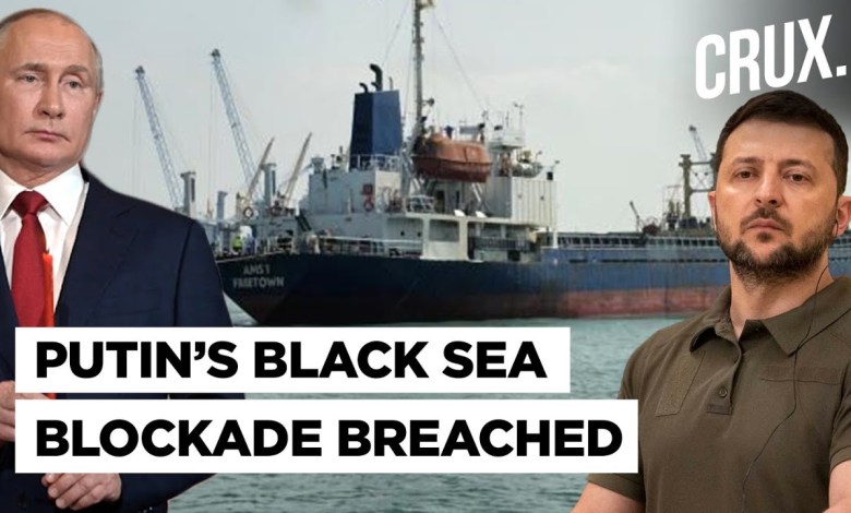 Civil Vessels Cross Black Sea Under Nato Watch Amid Russia’s Blockade, Ukraine Attacks Patrol Boats Civil Vessels Cross Black Sea Under Nato Watch Amid Russia’s Blockade, Ukraine Attacks Patrol Boats